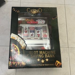 Casino night piggy bank! Fun gift to save coins